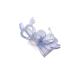 BEAUTIFUL CORNFLOWER BLUE HAIR FASCINATOR ON CLEAR COMB - WEDDINGS RACES
