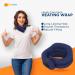 SunnyBay Microwavable Neck Heating Pad - Hands-Free Wrap & Pillow for Neck and Shoulders - Navy Regular Navy - Buy Online on GoSupps.com