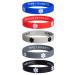 Type 1 Diabetic Insulin Dependent Medical Alert ID Privacy Enhanced Silicone Bracelets Wristbands 5 Pack
