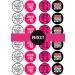 24 PRECUT 40th Birthday Edible Cupcake Toppers - 40 & Fabulous Premium Thickness SWEETENED VANILLA - wafer card disc cake decorations - Buy Online on GoSupps.com