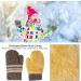 QKURT 3 Pairs Toddler Winter Mittens | Full Finger Fleece Lined Thermal Gloves for 1-3 Year Old Baby Girls and Boys - Buy Online on GoSupps.com