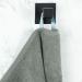 Zollner 10-Set Soft Cotton Washcloths | 30x30 cm Light Gray Hotel Quality with Suction Hanger | Washable Up to 60 C - Buy Online on GoSupps.com