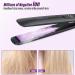 Ionic Hair Straightener Flat Iron 2-in-1 Curler, Max 450F, 13 Temp Settings, Black - Buy Online on GoSupps.com