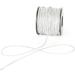 BEL AVENIR 2mm Nylon Satin Cord - 50 Yards for Necklace, Bracelet, Blind Shade, Trim & Shoelaces (White) - Buy Online on GoSupps.com