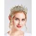 SH Gold Queen Crown for Women - Rhinestone Wedding Tiara Headband - Buy Online on GoSupps.com
