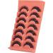 JIMIRE Fox Eye False Eyelashes Faux Mink Eyeliner Effect Cat Eye Lashes Natural Look Angled Winged Fake Eyelashes Pack 7 Pairs Q - Buy Online on GoSupps.com