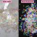 Holographic Number Shaped Glitter Flakes Nail Sticker Set - 8 Colors | Nail Art Manicure Supplies for Epoxy Resin, Slime & Crafts - Buy Online on GoSupps.com