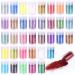 Aokyom 36 colors glitter powder set glitter tinker glitter powder colored glitter powder to sprinkle children glitter powder for nail nail art cards face handicrafts decoration 36 color