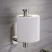 YIGII Toilet Paper Holder Self Adhesive - Adhesive Toilet Roll Holder no Drilling for Bathroom Stainless Steel Brushed 1 Silver