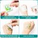 Haooryx Mental Health Awareness Temporary Tattoos - Green Ribbon Support Sticker for Adults & Teens | Waterproof Fake Tattoo for School Fundraiser & Events - Buy Online on GoSupps.com