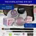 Everlasting Eye 5 Piece Waterproof Makeup Set | Gel Eyeliner Creme Eyeshadow Brushes & Mesh Bag | Paraben-Free Talc-Free Cruelty-Free | Elsa/Amethyst - Buy Online on GoSupps.com