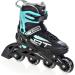 Raven Adjustable 2-in-1 Inline & Ice Skates - Professional ABEC7 Shock Absorbing Triple Foam Black/Mint (Size 38-42) - Buy Online on GoSupps.com