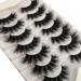 Pooplunch Cat-Eye Fluffy Faux Mink 8D Wispy Lashes - 7 Pairs Pack | Dramatic Long Thick Volume False Eyelashes | 12-18MM - Buy Online on GoSupps.com