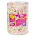 Frisia Rainbow Marshmallow Sweets Bulk - 680g Twister Cable Mallows Confectionery with Cream Vanilla Tub of Sweets with Topline Card. Kids Sweets for Birthdays Camping Party Bag Fillers.