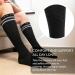 360 RELIEF - Flight Compression Socks Supports | Blood Circulation Travel Work S-M Black with 2 White lines - Buy Online on GoSupps.com