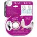 Braza Flash Tape - Double Sided Clear Adhesive Clothing Fabric and Body Tape (4) 20ft Rolls
