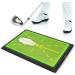 JIMITOP Golf Swing Mat 12 * 17 INCH Widen Divot Board Swing Path for Golf Training Golf Indoor Practice - Green - Buy Online on GoSupps.com