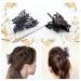 inSowni Korean Glitter Rhinestone Hair Clips Set - Moon Leaf Butterfly Barrettes for Thick Long Hair - 4 Pack - Buy Online on GoSupps.com