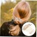 DOITOOL rhinestone headpiece hair accessories Miss women's manual Clip girl wedding rhinestone hair comb Metal Japanese and Korean hair accessories for wedding Fashion - Buy Online on GoSupps.com
