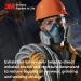 3M Rugged Comfort Half Facepiece Reusable Respirator 6502/49489 - Medium, with Cool Flow Valve for Welding, Sanding, Cleaning, Grinding, and Machine Operations - Buy Online on GoSupps.com