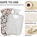 Hot Water Bottle 2L with Cover - Daisy Design for Pain Relief & Winter Warmth | International Shipping - Buy Online on GoSupps.com