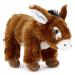 Zappi Co 100% Recycled Plush Donkey Toy (21cm Length) Stuffed Soft Cuddly Eco Friendly animals Collection For New Born Child First kid