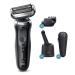 Braun Series 7 7075cc Electric Razor for Men - Waterproof Foil Shaver, Wet & Dry Shave with Beard Trimmer, Rechargeable - Includes Clean & Charge SmartCare Center and Leather Travel Case - Black - Buy Online on GoSupps.com