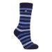 HEAT HOLDERS - Ladies Winter Extra Warm Thermal Socks/Cuddle Socks for Gift 37-42 Rosebud Navy