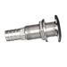attwood 66547-3 Stainless Steel Straight Thru-Hull Valve Fitting, Barbed, Standard Length, for 3/4-Inch Interior Diameter Hose
