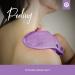 Lowell Exfoliating Gloves - 2-Piece Hammam Body & Face Peeling Set | Bonus Guide & Suction Cups - Purple - Buy Online on GoSupps.com