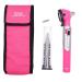 Primac FiberOptic Mini Earscope - Made for Students, Nurses & Home Use (Pink)