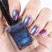 NLFOX Holographic Nail Polish - 15ml Chameleon Blue Nail Polish - Purple Glossy Shiny Nail Varnish - Shimmer Chrome Nail Art Varnish - No Need Cure Nail Polish for Women DIY at Home - Buy Online on GoSupps.com