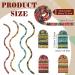 Spiral Lock Hair Tie Dreadlock Accessories - Colorful, Bendable Iron Wire Bands for Thick Curly Hair - 4 Pcs with Bags - Buy Online on GoSupps.com