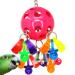 Bell Paci Pull Bonka Bird Toys Colorful Plastic Pullable Interactive Parrot African Grey Cockatoo, Cockatiel, Conure, Quaker, Caique, Eclectus, and Similar Birds. Acrylic Ring & Pacifier
