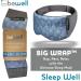 Lewis N. Clark Big Wrap Eye Mask - Travel Sleep Aid for Airplane & Hotel - Blue - Buy Online on GoSupps.com