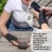 Solace Bracing Thumb Support Max | British Made & NHS Supplied Spica Splint - Black - M - Left Hand | Best Brace for CMC Pain, Arthritis, Tendonitis | Breathable & Comfortable - Buy Online on GoSupps.com