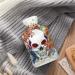 Skull Flowers Hot Water Bottle Cover | Plush Hand Warmer for Adults & Kids - 26.5x15.3cm | International Shipping Available - Buy Online on GoSupps.com