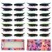 Reusable Eyeliner & Eyelash Stickers - eyeliner and eyelashes sticker with 7 colors - 14 Pair False eyelashes eyeliner are Naturally Waterproof Easy to Wear 14 Pair (Pack of 1) 14 PCS