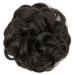 JJStar Large Dutt Hair Part with Rubber Band - Black Brown Curled Hair Tie for Women & Girls Messy Bun & Ponytail Hair Extensions - Buy Online on GoSupps.com