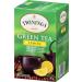 Twinings Green Tea and Lemon Individually Wrapped Tea Bags | Fresh & Uplifting | 20 Count (Pack of 6) Green Tea and Lemon 20 Count (Pack of 6) - Buy Online on GoSupps.com