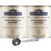 Ghirardelli Sweet Ground White Chocolate Gourmet Flavored Powder 3.12 Pound (Pack of 2) with Ghirardelli Stamped Barista Spoon