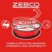 Zebco Cajun Line Smooth Cast Fishing Line - Low Vis Ragin Red - 10lb - 1450yd - Quarter Pound Spool - Buy Online on GoSupps.com