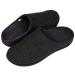 ADAX Men's Orthotic Plantar Fasciitis Pain Relief Slippers with High Arch Support,Orthopedic House Shoes for Flat Feet,Heel Pain with Indoor Outdoor Non Slip Soft Rubber Sole Dark Grey 11-11.5