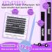 JIMIRE Individual Eyelash Extension Kit | DIY Lash Extension Kit 96Pcs | D Curl Fluffy Volume Cluster Eyelashes | Includes Bond Seal and Remover | 12-14-16-18MM | 96Pcs Fluffy Clusters - Buy Online on GoSupps.com