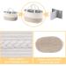WHATWEARS Baby Diaper Caddy Organizer - Portable Cotton Rope Basket for Boys and Girls - Yellow Nursery Storage with Compartments - Buy Online on GoSupps.com