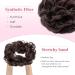 Buy Tess Hair Part with Rubber Band - 55g Medium Brown Synthetic Hair Tie for Large Buns | Haardutt Hair Extensions for Women & Girls - Buy Online on GoSupps.com