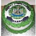 Your Football Team Logo Birthday Personalised 7.5 in Edible Icing paper Cake Topper Decoration - Buy Online on GoSupps.com