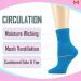 NevEND Diabetic Cotton Womens Ankle Socks - Physicians Approved Non Binding Top 6 Pack 9-11 - Mixed Color 6 Pairs - Buy Online on GoSupps.com