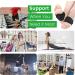 3 Pairs Arch Support Brace Compression Sleeves for Plantar Fasciitis Relief - Universal Size for Men and Women - Buy Online on GoSupps.com