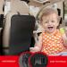 Surdoca Premium Waterproof Car Seat Kick Mats - Stain Resistant PU Leather Back Seat Protector for Kids - Adjustable Strap - Universal Fit - Black (2pc) - Buy Online on GoSupps.com
